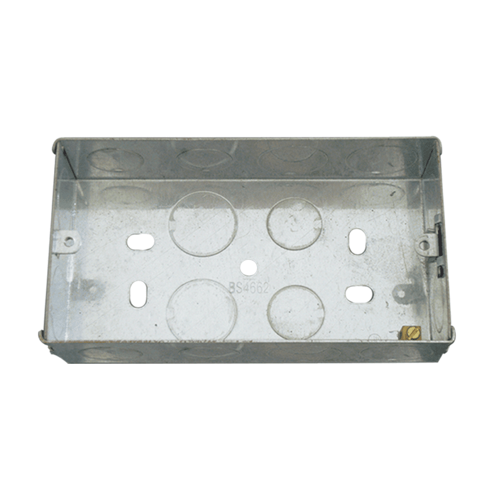 2G 35mm Metal Back Box S&D Timber